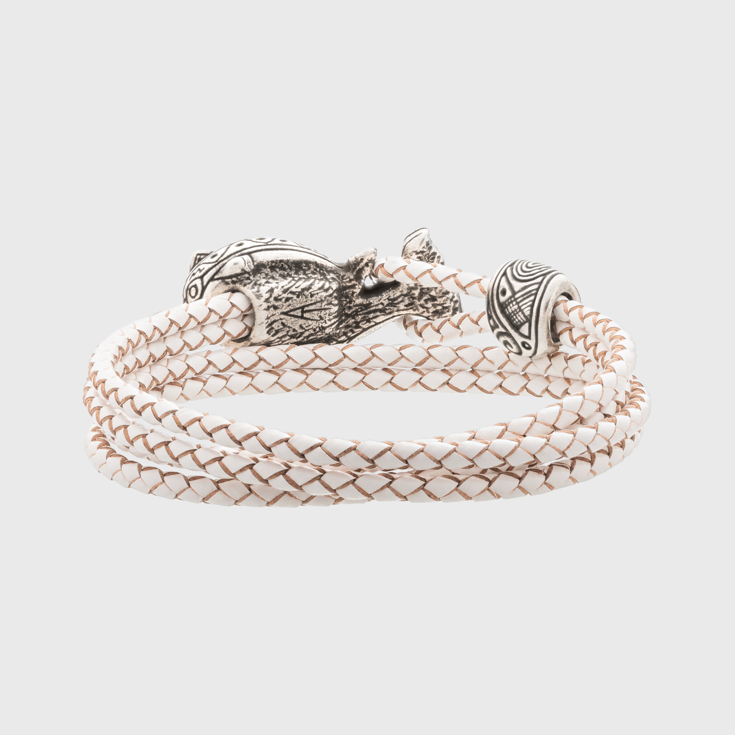 en:#color_white braided cord / Silver-plated bronze |de:#farbe_weiße geflochtene Kordel / Versilberte Bronze |fr:#couleur_cordon tressé blanc / Bronze argenté 