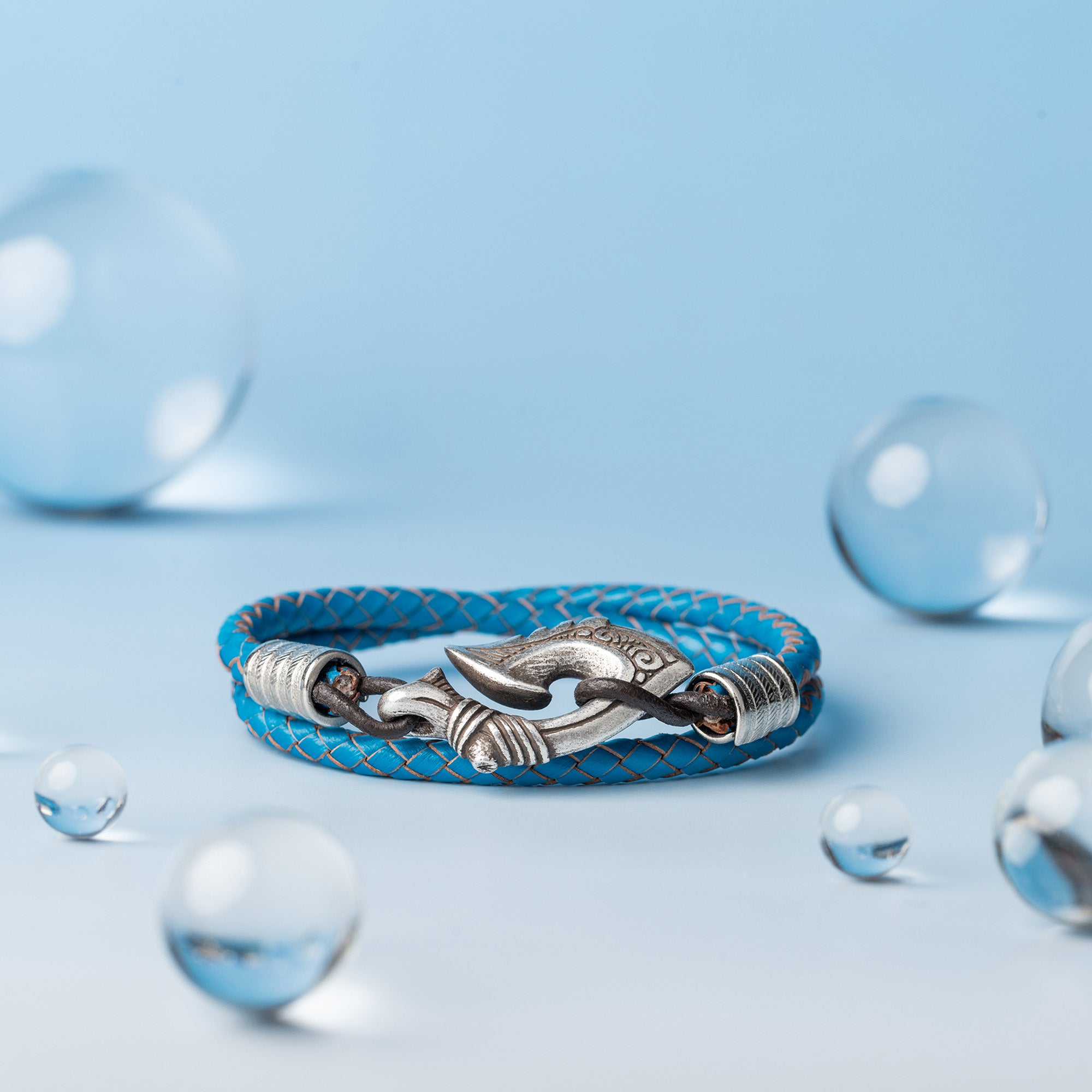 en:#color_blue braided cord / Silver plated bronze|de:#farbe_blaue geflochtene Kordel / Versilberte Bronze|fr:#couleur_cordon tressé bleu / Bronze argenté
