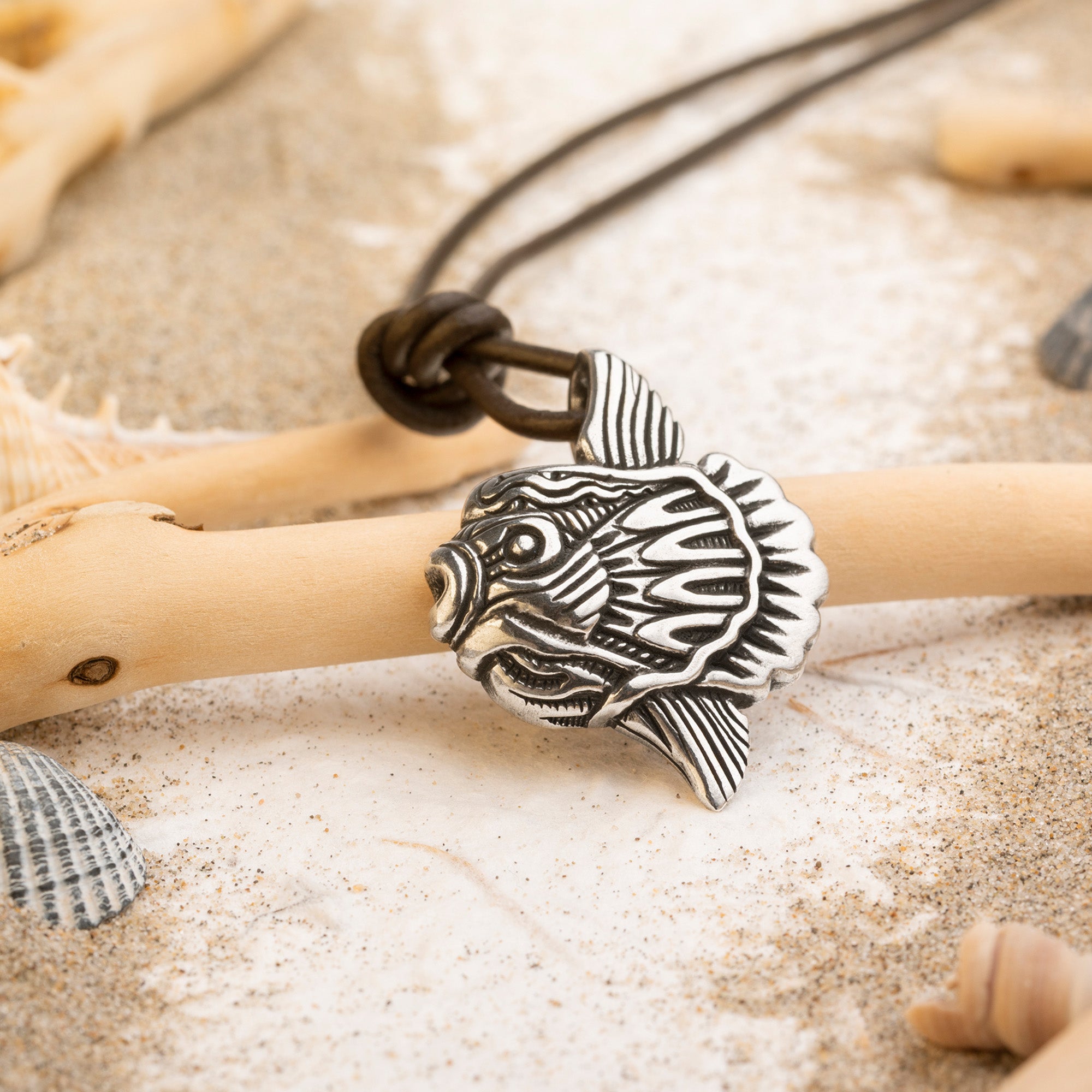 Sunfish Sterling Silver Necklace – Ocean Inspired Jewelry