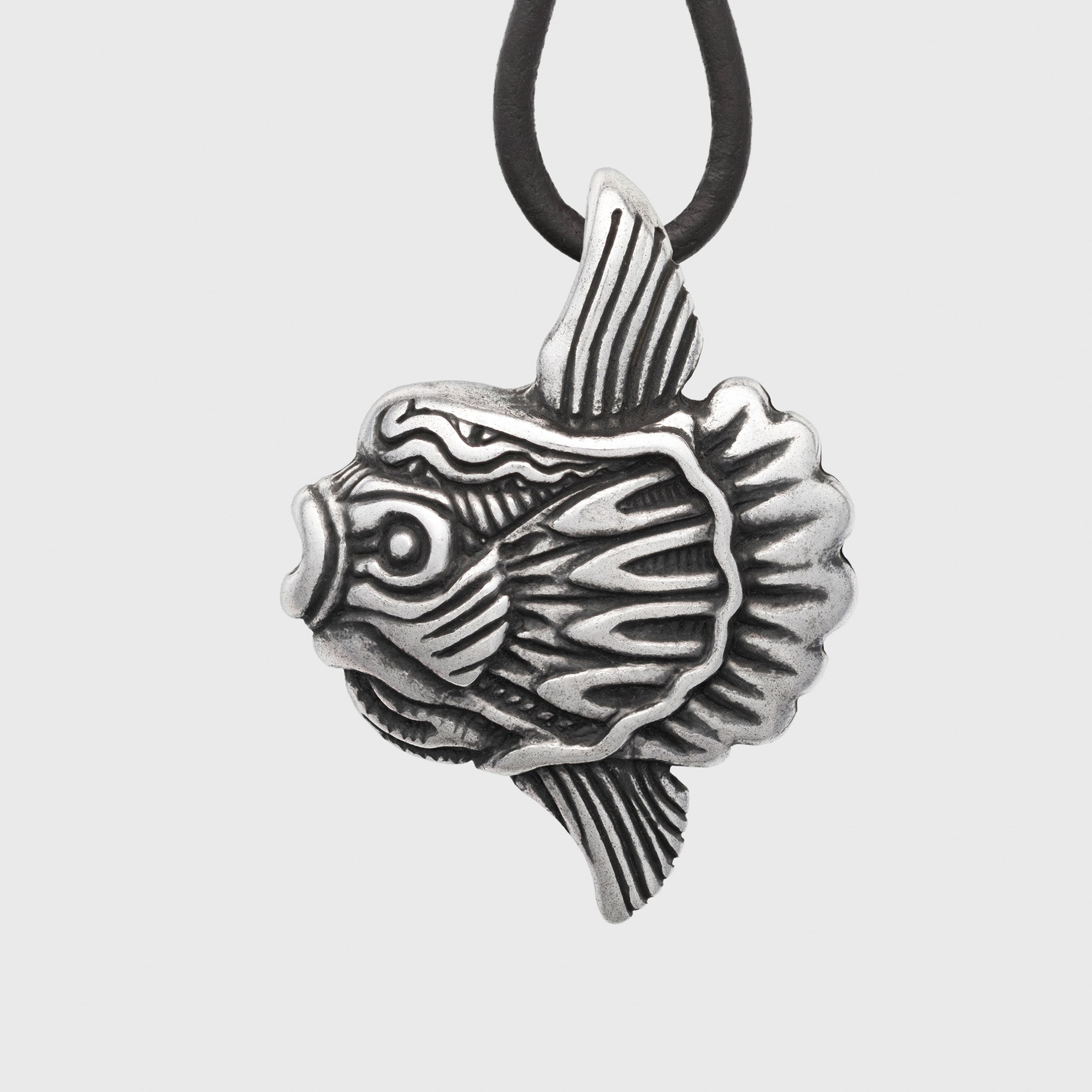 Sunfish Silver Plated Bronze Necklace – Ocean Inspired Jewelry