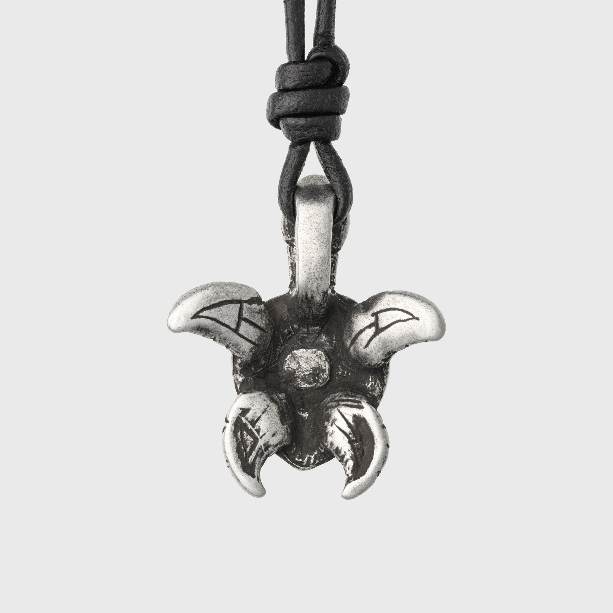 Turtle Silver-plated Bronze Pendant – Handmade Maori Tribal Jewelry