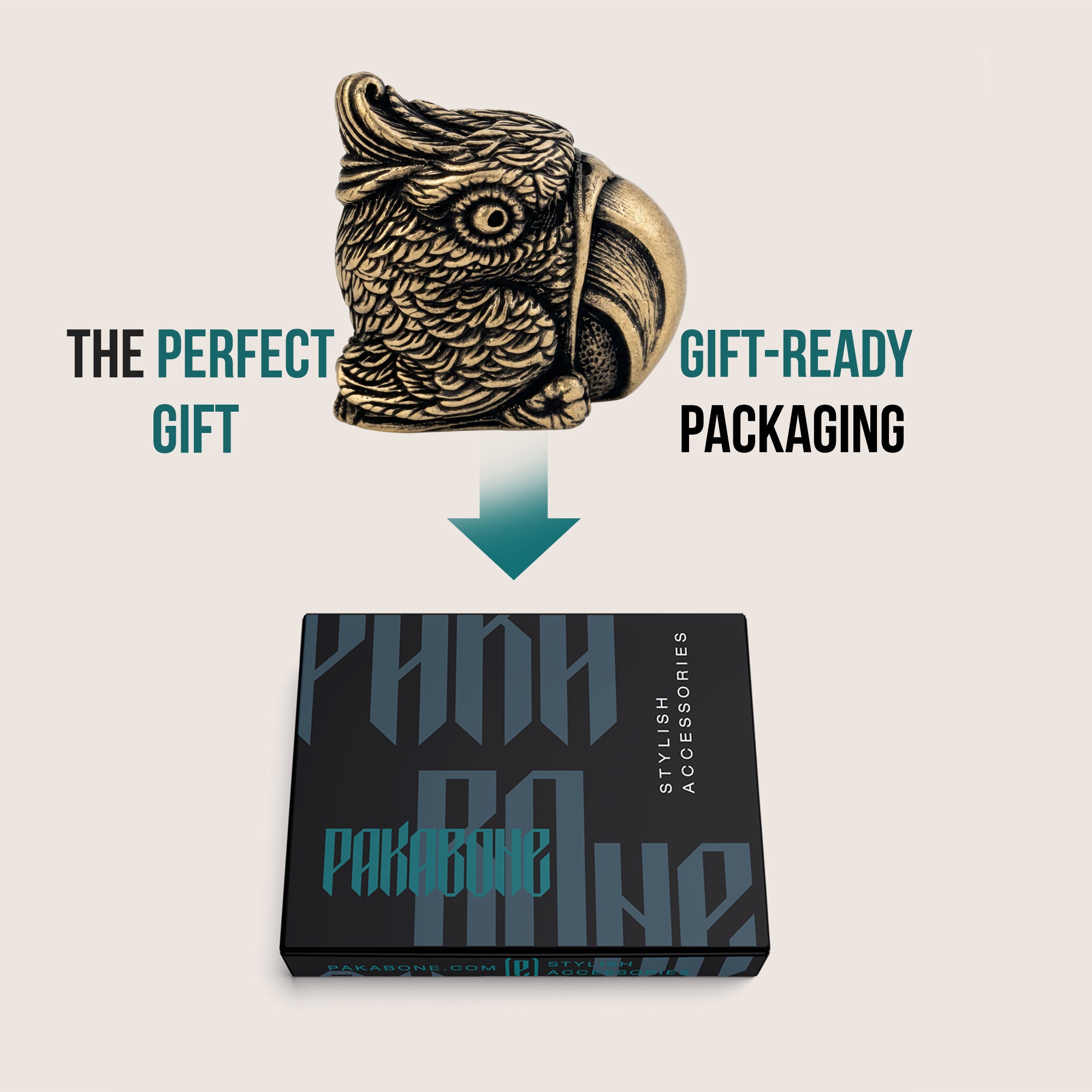Parrot Bronze Figurine – Handmade Miniature Sculpture